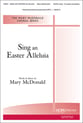 Sing an Easter Alleluia SATB choral sheet music cover